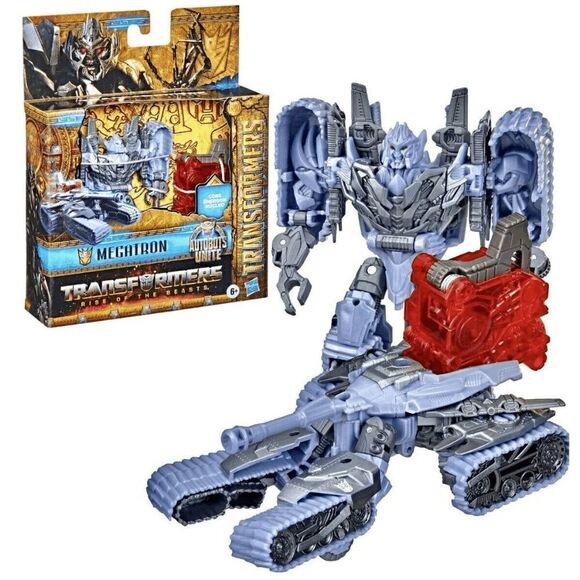 Transformers Rise of the Beasts Autobots Unite Power Plus Series Megatron 5" Act - Picture 1 of 3